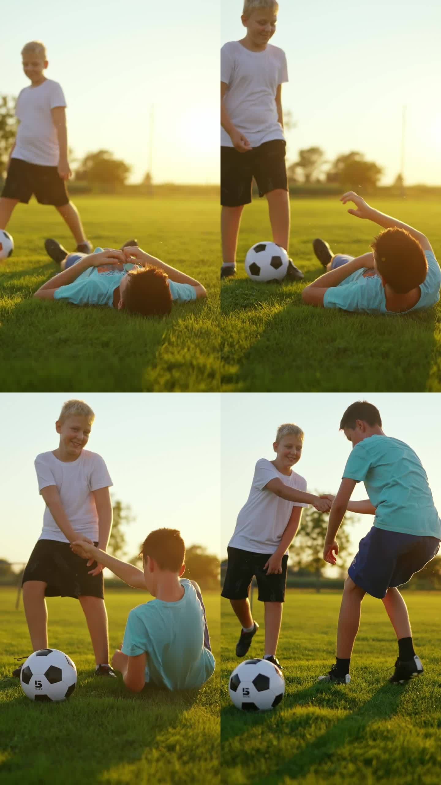 球员们身体力行地诠释着足球赛场上的激情和挑战